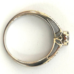 Solitaire Diamant Blanc 18 Carats avec Certificat