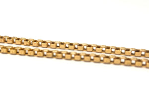 Collier chaîne maille vénitienne en or jaune
