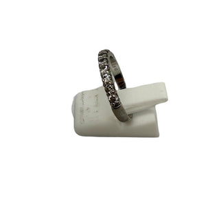 Bague Diamants en Or Blanc 18K - Taille 54 - 2.61G