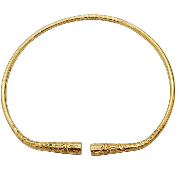 Bracelet Jonc en Or Jaune 18k - 13.97 Grs