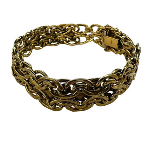 Bracelet Gourmette en Or Jaune 18K - 19.84G