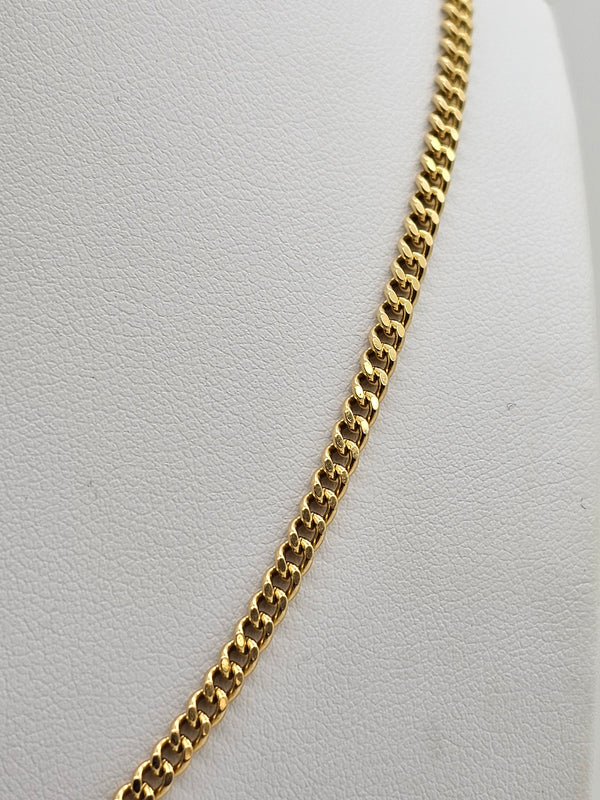 Collier Gourmette Or Jaune 18 K - 18.51 G