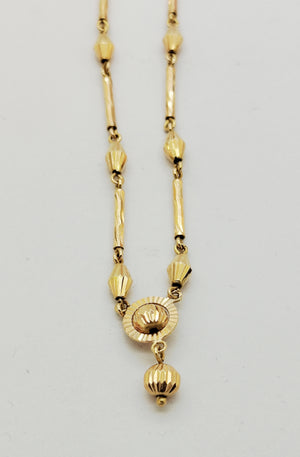 Collier en or jaune 18 K - 14.53 G