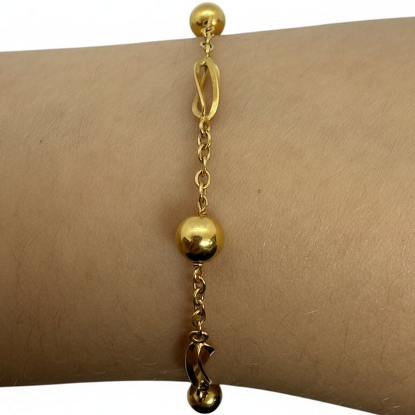 Bracelet en or jaune 18 K - 4.44 G Longueur - 20cm