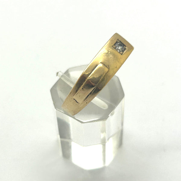 Bague chevalière en Or Jaune 18K