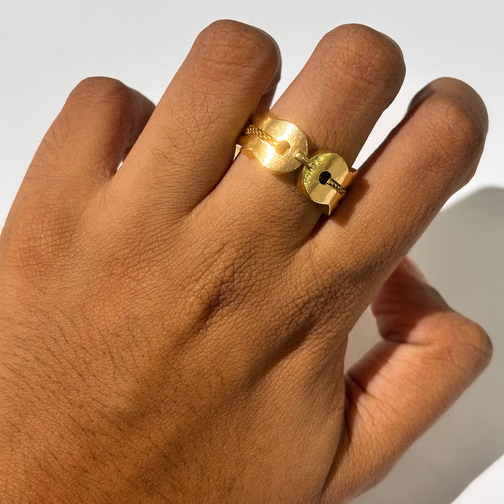 Bague Jonc en Or Jaune 18 Carats – T 57