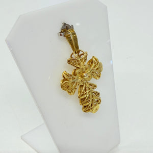 Pendentif Croix en Or jaune 18 K