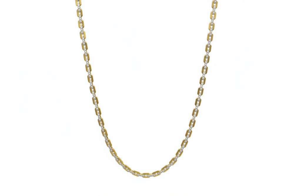 Collier Matinée Vénitien en Or Jaune et Blanc 18k