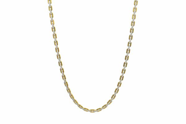 Collier Matinée Vénitien en Or Jaune et Blanc 18k