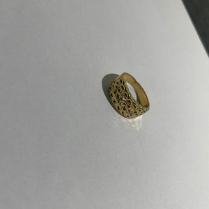 Bague Jonc en Or Jaune 18K Taille-56