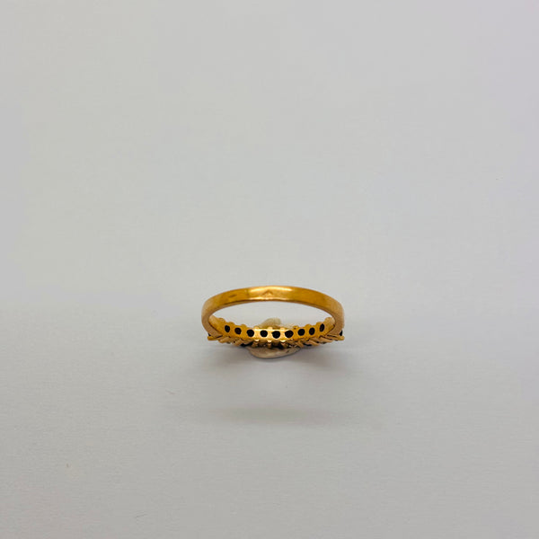 Bague en Or Jaune 18K Taille-46