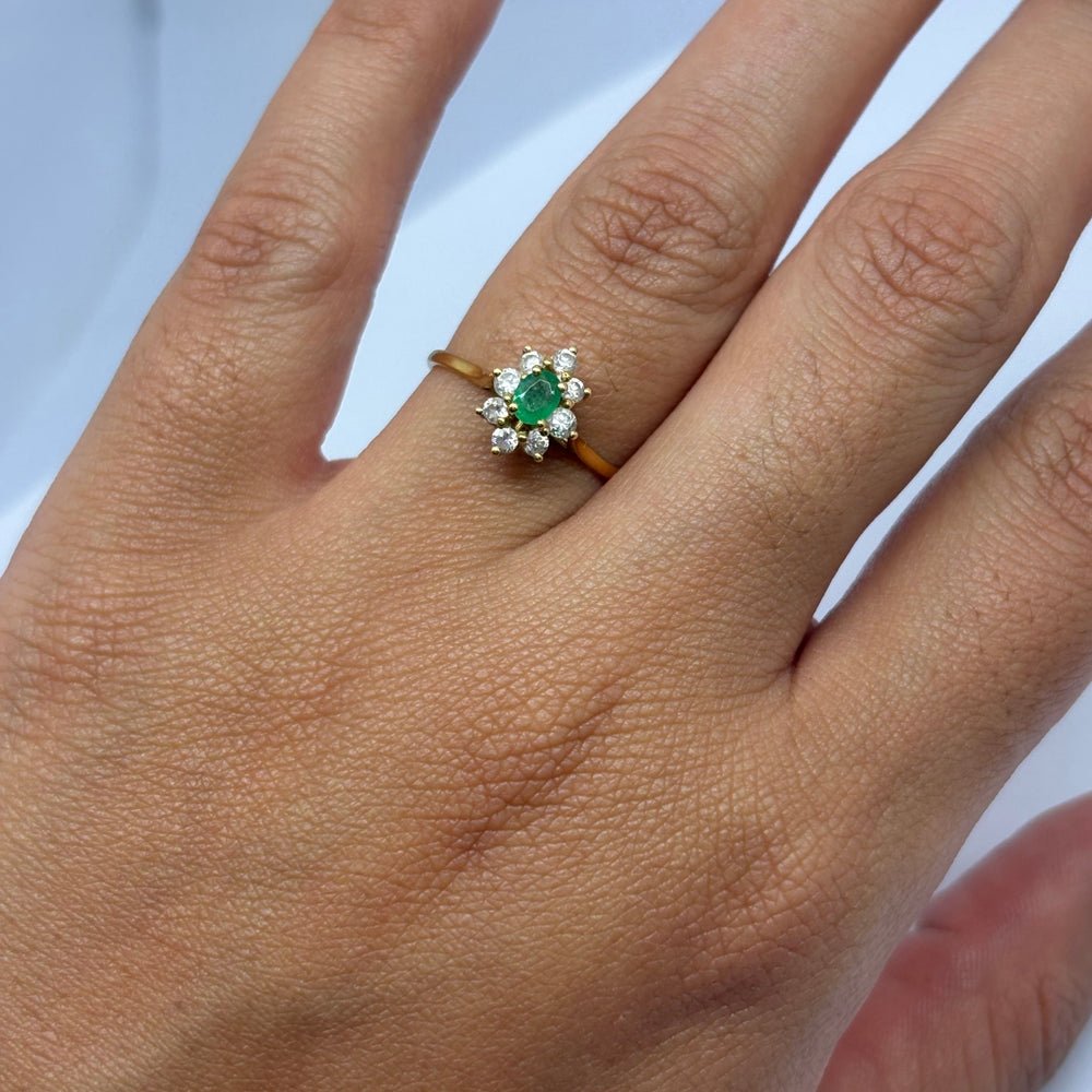 Bague Marquise en Or Jaune 18K