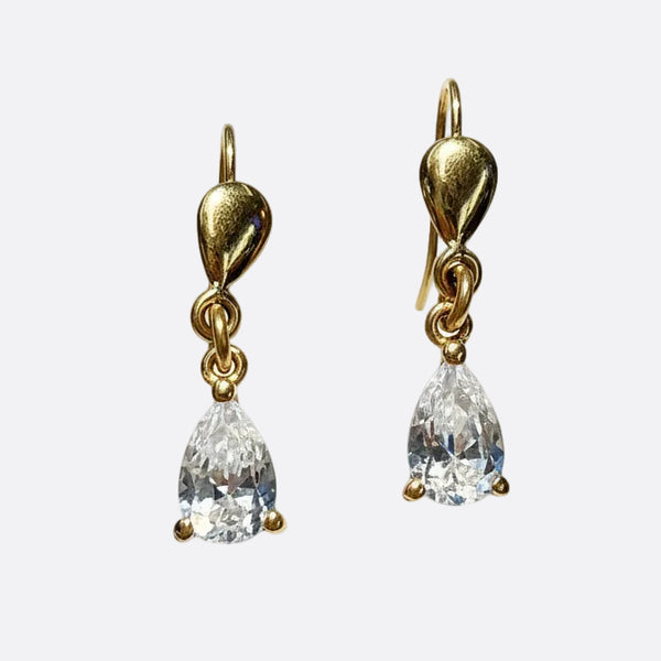Boucles d'oreilles en or jaune 18k - 1.01 G