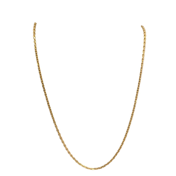 Collier en  Or Jaune 18 Carats Longueur -51CM