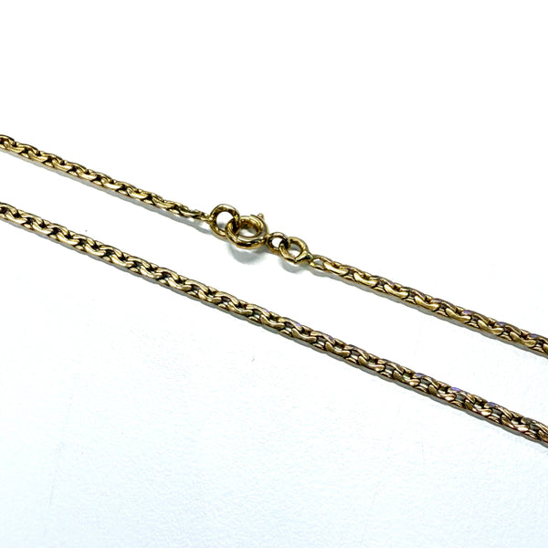 Collier chaîne en or jaune 18k 9.74 Grs