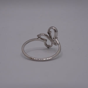 Bague en Or Blanc 18K Taille-54