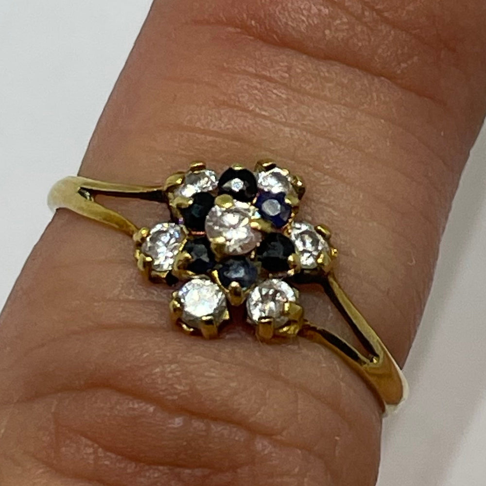 Bague Marguerite en Or jaune 18K - Taille 50