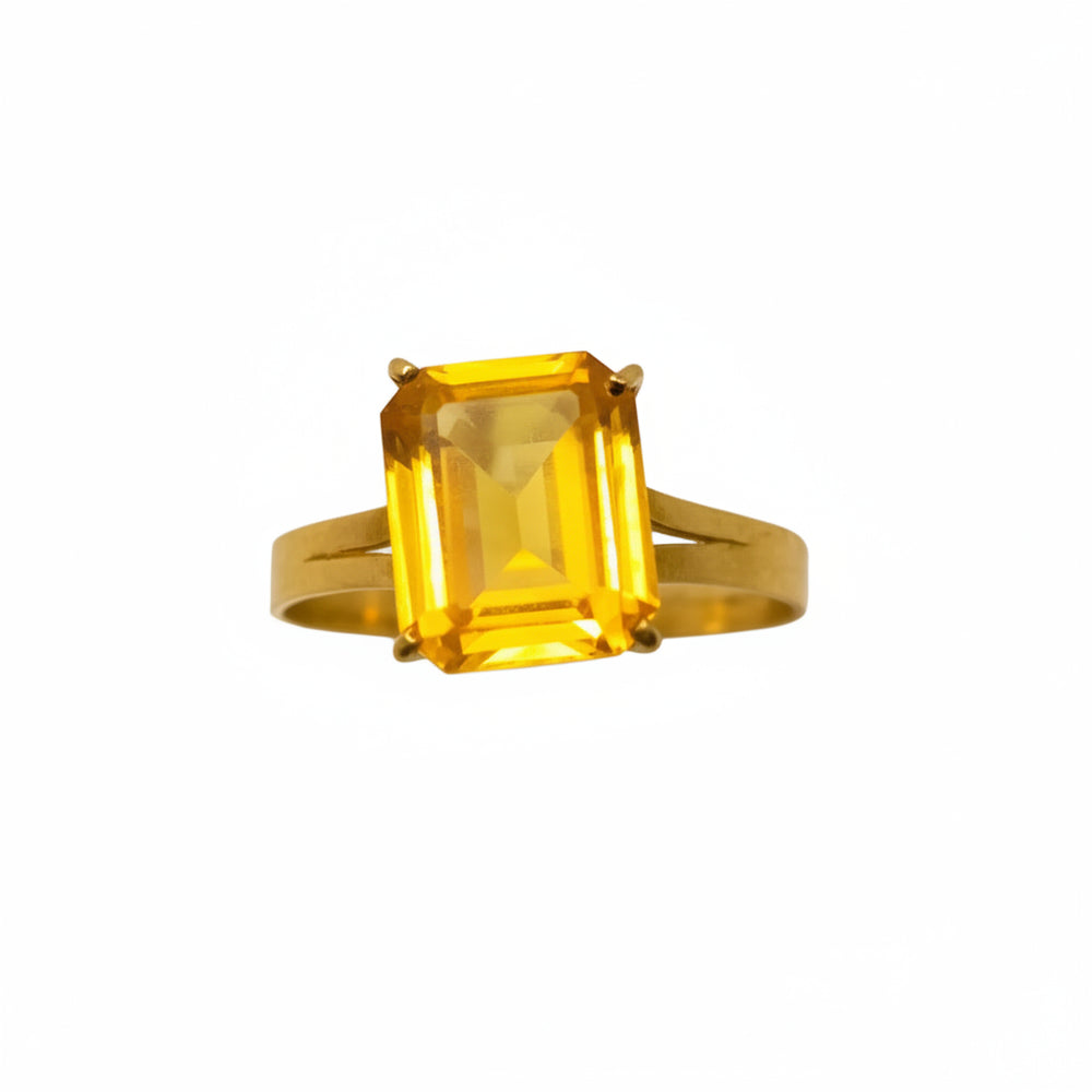Bague en Or Jaune 18K - Taille 59 - 4.05G