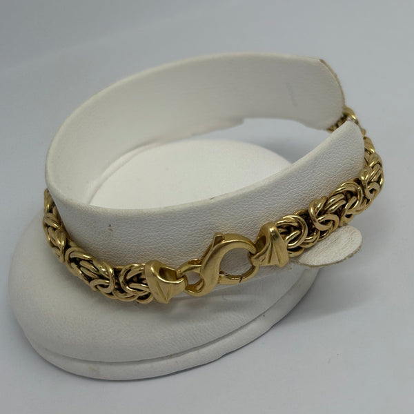 Bracelet maille royale en Or 18K - 11.60G - 19CM