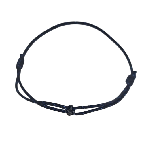 Bracelet Dinh Van – Cube Diamant en Titane Noir (0,10 cts)
