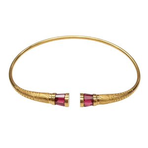 Bracelet jonc malgache en Or Jaune 18K - 12.48Grs