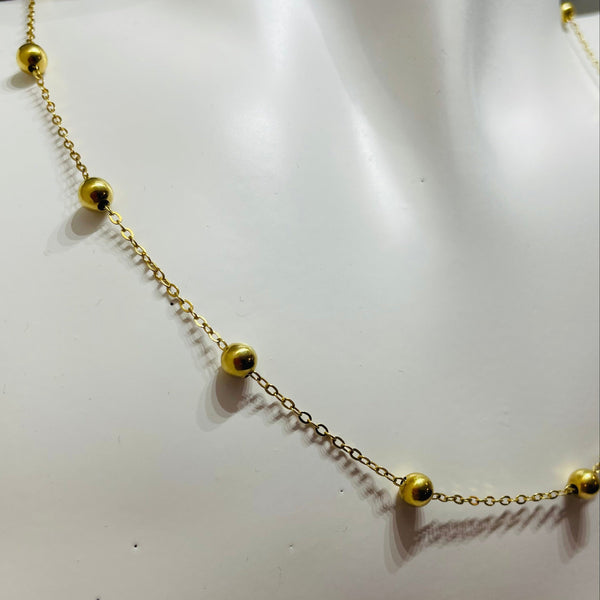 Collier Ras du Cou Or Jaune 18K - 3.14g