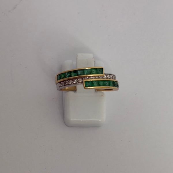 Bague 2 Ors 18 K - Taille 56 - 3.42 G