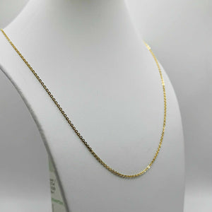 Collier en Or Jaune 18 carats Longueur- 45cm