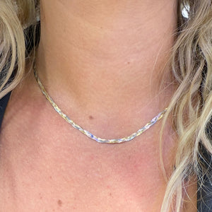 Collier Ras du Cou en or jaune 18K 4.50 Grs