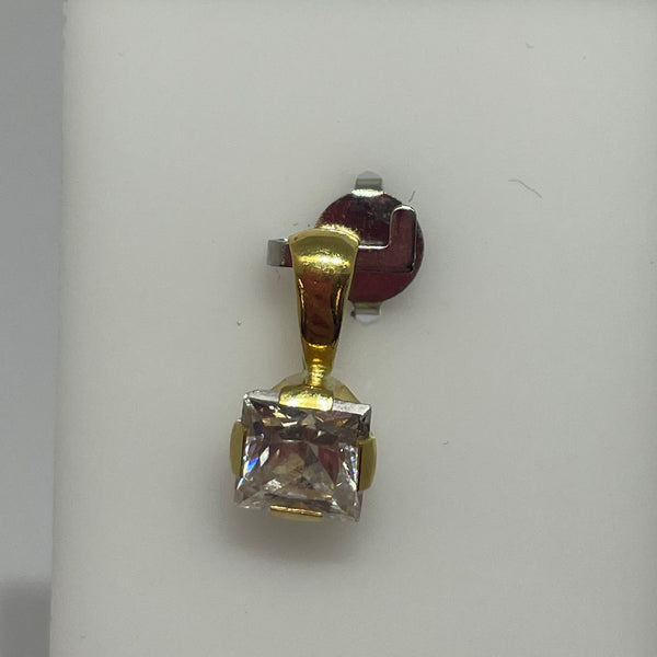 Solitaire Or Jaune 18 Carats Poids - 0.8 Grs