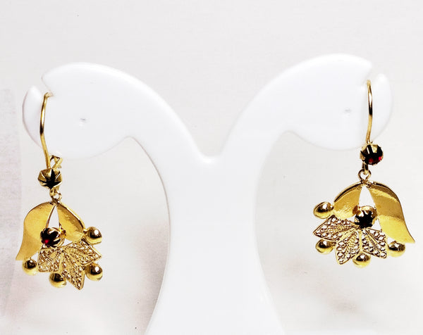 Boucles d'oreilles en or jaune 14K 6.56 Grs