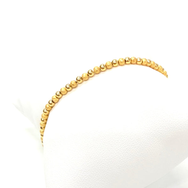 Bracelet Boule Or Jaune 18k 3.22 Grs