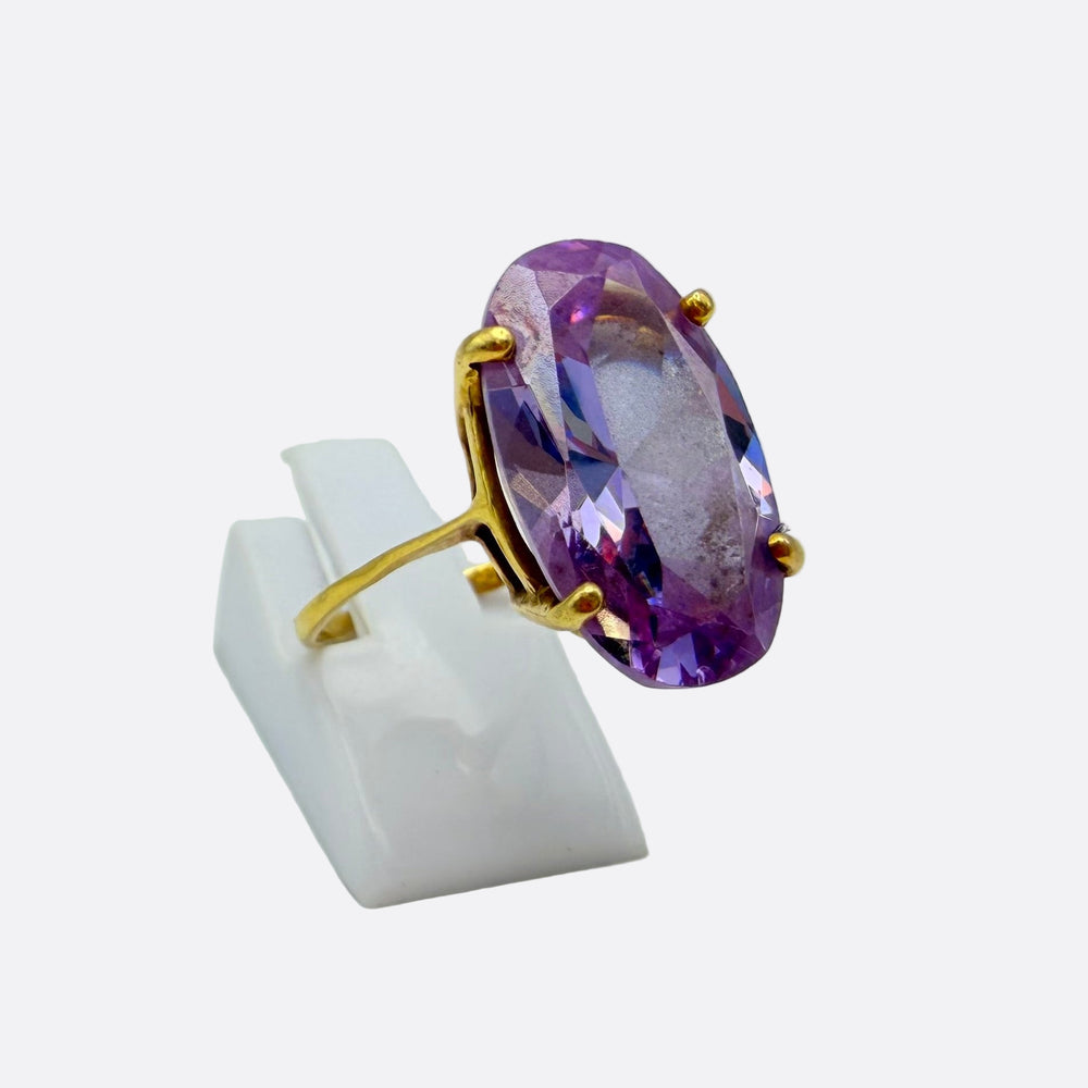 Bague en Or Jaune 18K Taille 54 - 7 G