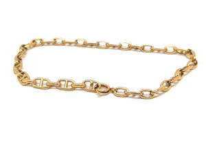 Bracelet Maillon Marine Or Jaune 18 Carats
