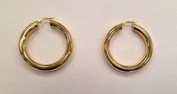 Boucles d'oreilles Créoles Or Jaune 18 Carats