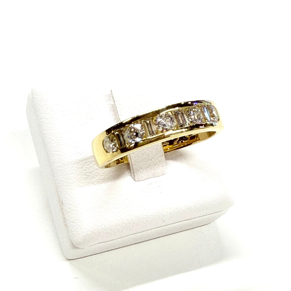 Bague Diamants en Or Jaune 18k  - T 56