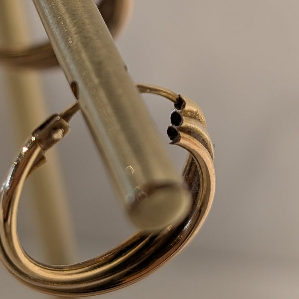 Créoles en Or Jaune 18K 1.16 Grs