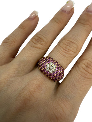 Bague en Or Jaune avec Oxyde de Zirconium