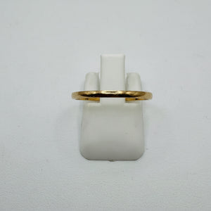 Superbe Alliance en Or Jaune 18 K - Taille 54 - 1.12 G