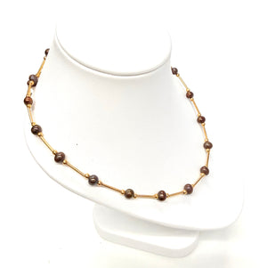 Collier Ras du Cou Or Jaune 18k Poids-6.63 Grs