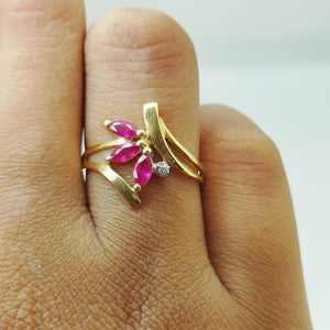 Bague en Or Jaune 18K - Taille 53