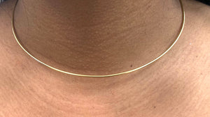 Collier Ras du Cou Or Jaune 18 Carats 12.93