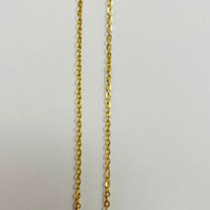 Collier Ras du Cou en Or Jaune 18K - 0.90G