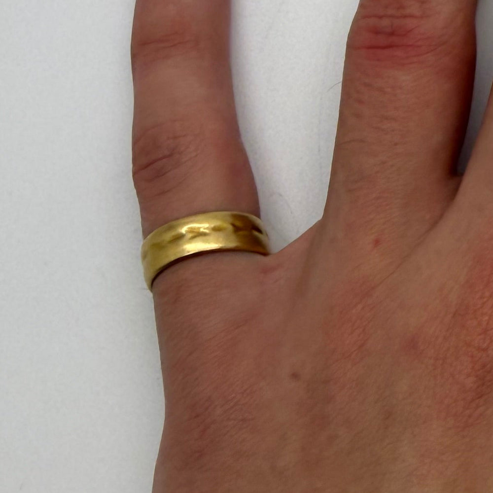 Bague Jonc en Or Jaune 18 K - Taille 50 - 4.39 G