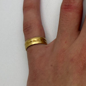 Bague Jonc en Or Jaune 18 K - Taille 50 - 4.39 G