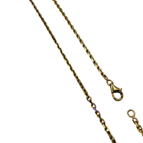 Collier en Or Jaune 18K - 60cm - 8.89gr