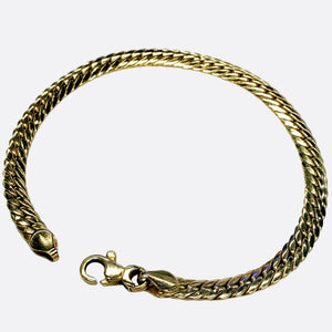 Bracelet Maille Anglaise en Or Jaune 18K - 5.97g