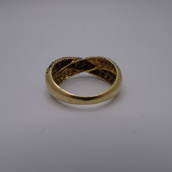 Bague en or jaune  18 Carats Taille - 56