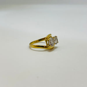 Bague en Or Jaune 18K Taille-52