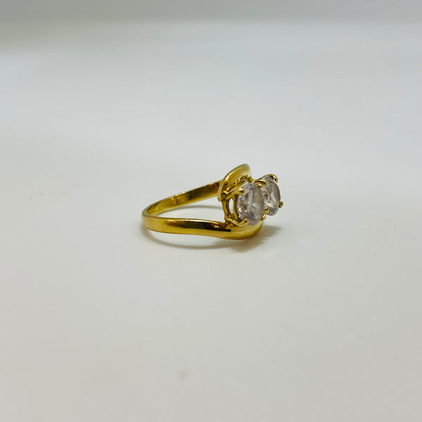 Bague en Or Jaune 18K Taille-52